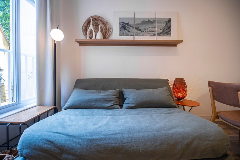 Gávea | 1 qto no melhor ponto do bairro