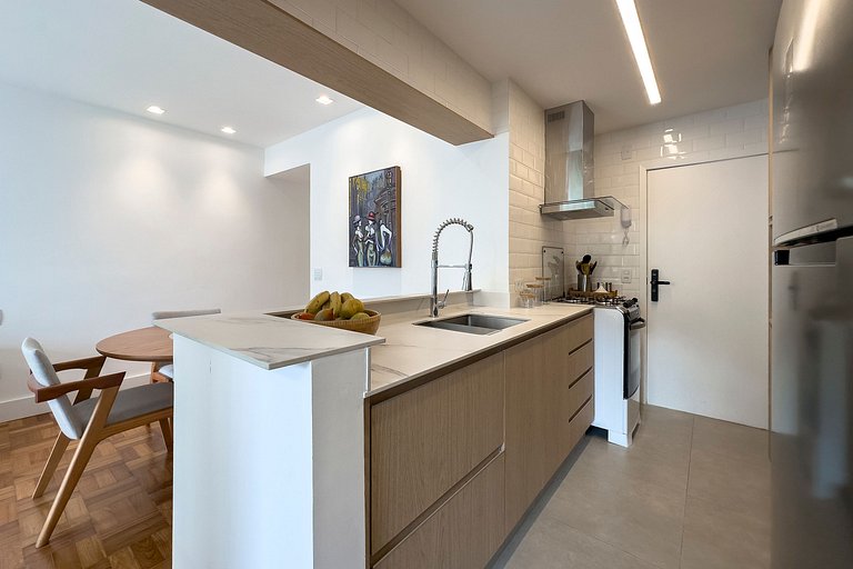 Leblon | apartment in the heart of Dias Ferreira | 2bds | 6