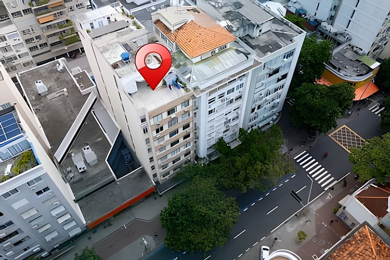 Ipanema - Rua Visconde de Pirajá | Loft moderno com ótima lo