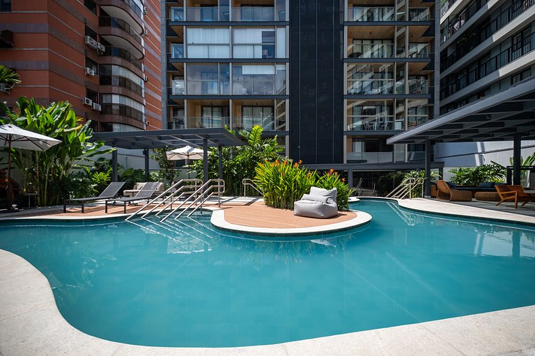 Leblon | Loft novo com piscina e academia