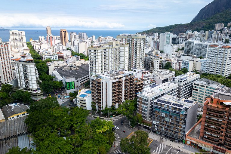 Leblon | Loft novo com piscina e academia