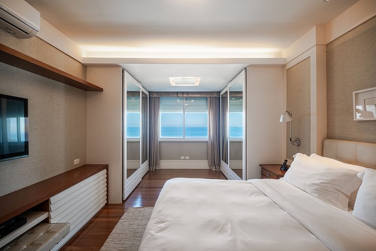 Copacabana - Av. Atlântica | Vista Mar e 3 Suítes