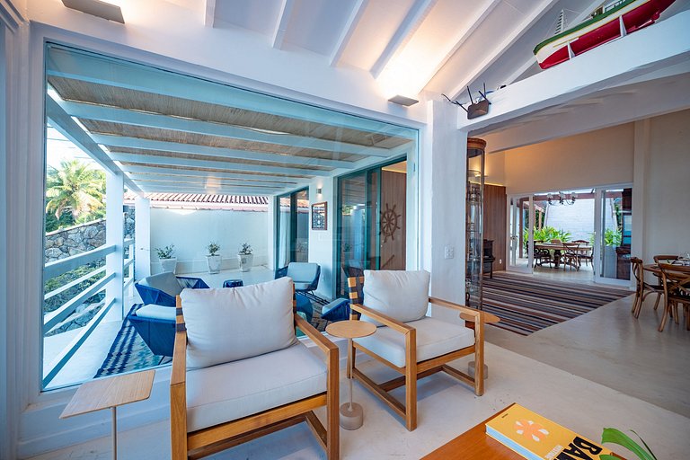 Angra | Beachfront House with Pool & 7 Suites