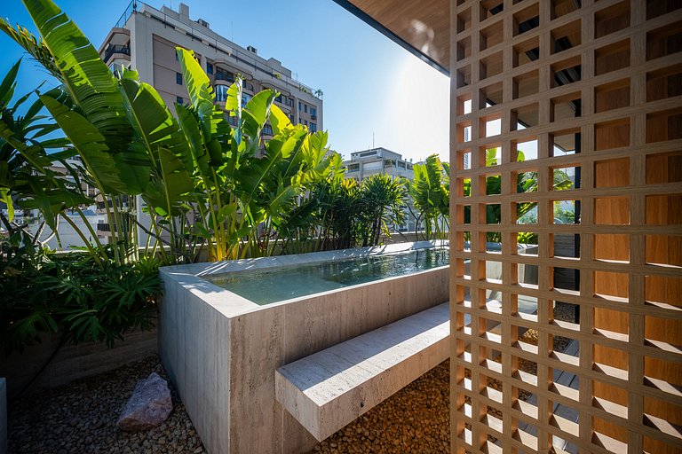Leblon | Cobertura 2 qts com Piscina Privativa