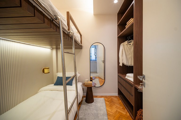 Ipanema | 4 quartos, 6min da Praia