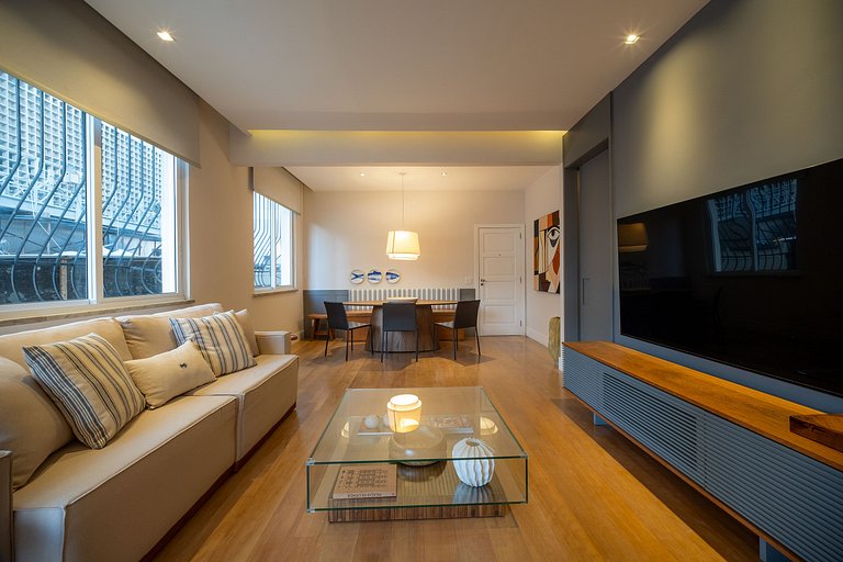 Leblon | 3qts, 1min da Praia, Recém Reformado