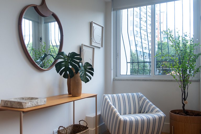 Leblon | 3qts, 1min da Praia, Recém Reformado