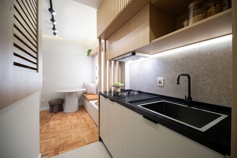 Ipanema | Quarto e sala perto da Praia