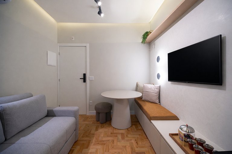 Ipanema | Quarto e sala perto da Praia