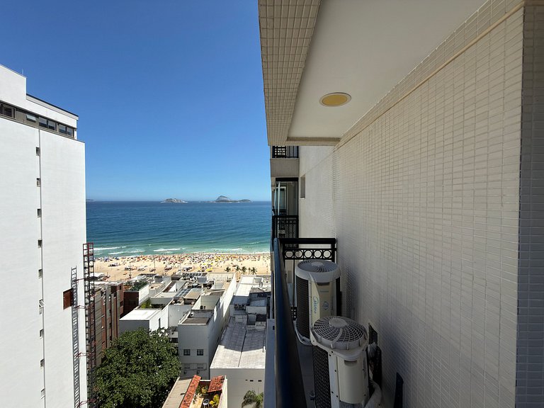 Ipanema | 2 suítes, vista mar, 1min da Praia