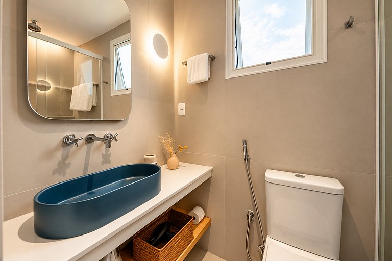 Leblon | 3 hab, 105m² reformado, 200m del mar